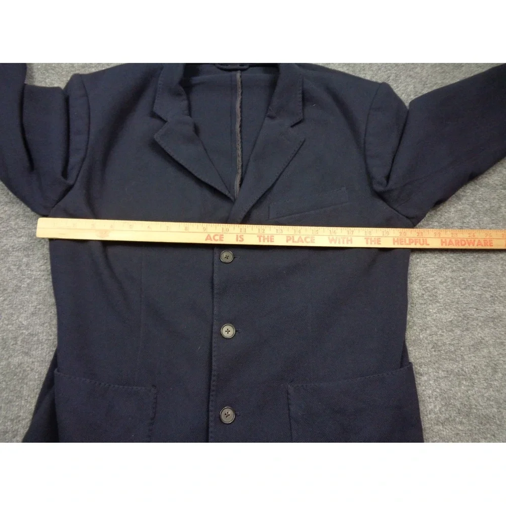 Wills Rosedale Blazer Mens 42R Blue Unstructured Surgeon Cuff Huckberry